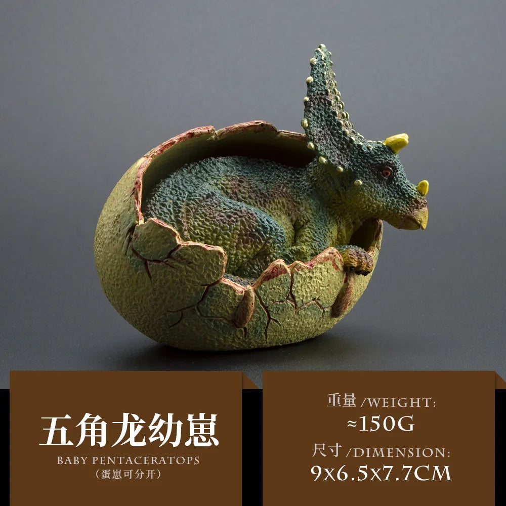 Ludus Ars Prehistoric Dinosaur Hatchling Egg Figures