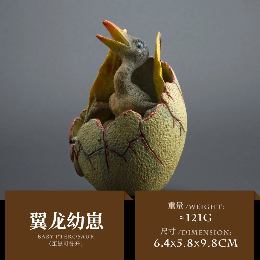 Ludus Ars Prehistoric Dinosaur Hatchling Egg Figures