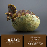 Ludus Ars Prehistoric Dinosaur Hatchling Egg Figures