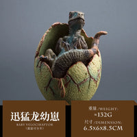 Ludus Ars Prehistoric Dinosaur Hatchling Egg Figures