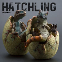 Ludus Ars Prehistoric Dinosaur Hatchling Egg Figures