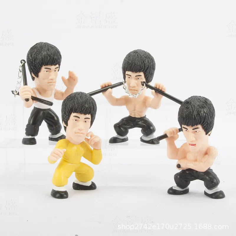 Bruce Lee Martial Arts Mini Action Figure (Set of 4)