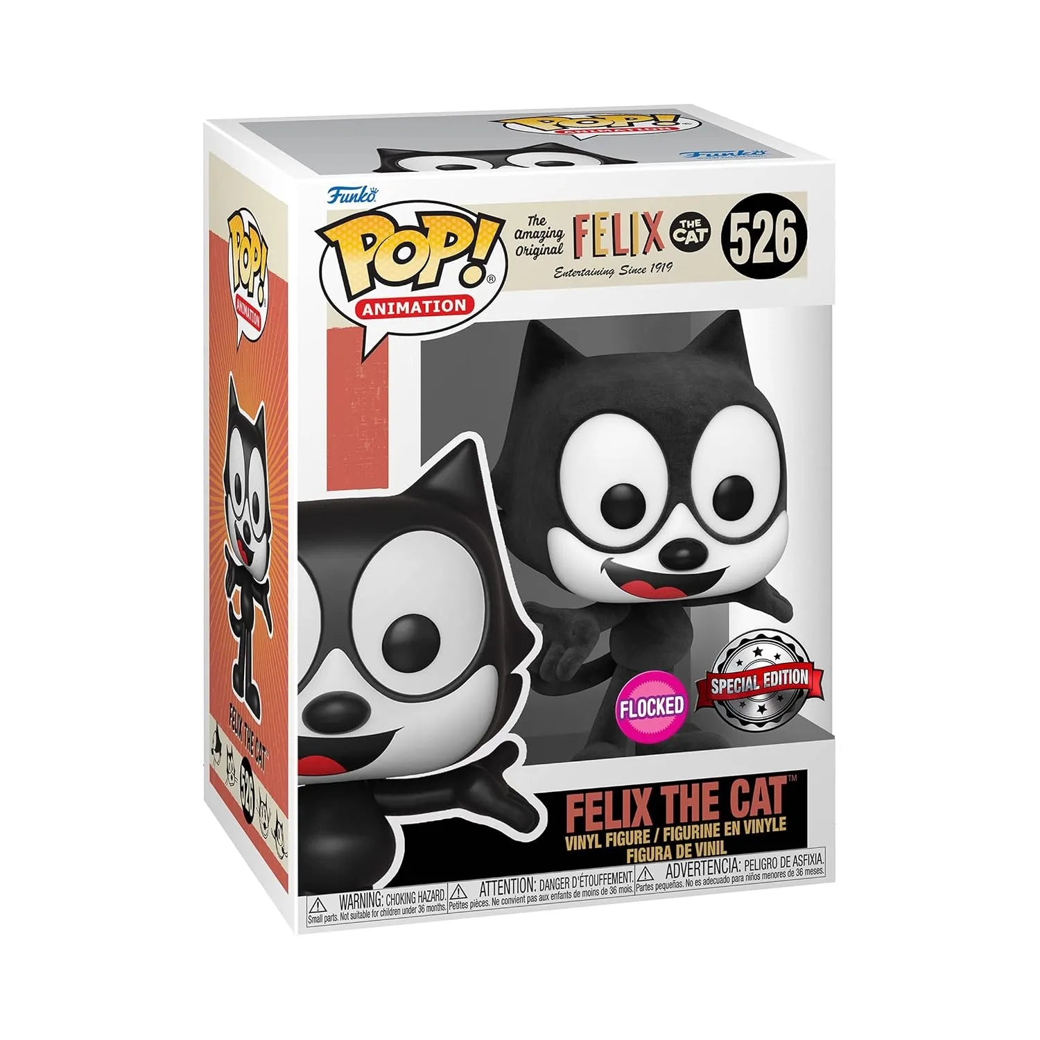 Funko Pop Felix the Cat 526 Flocked Special Edition Vinyl Figure