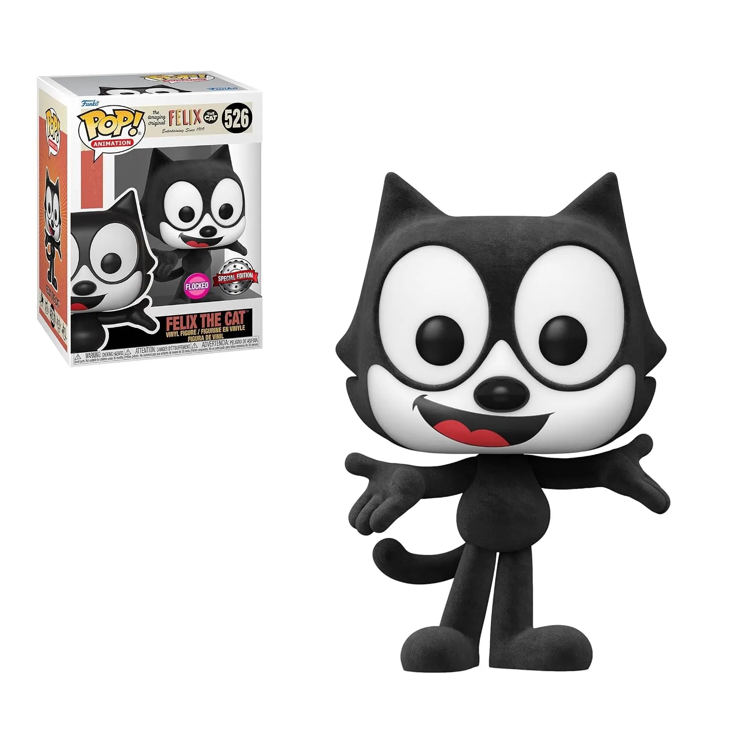 Funko Pop Felix the Cat 526 Flocked Special Edition Vinyl Figure