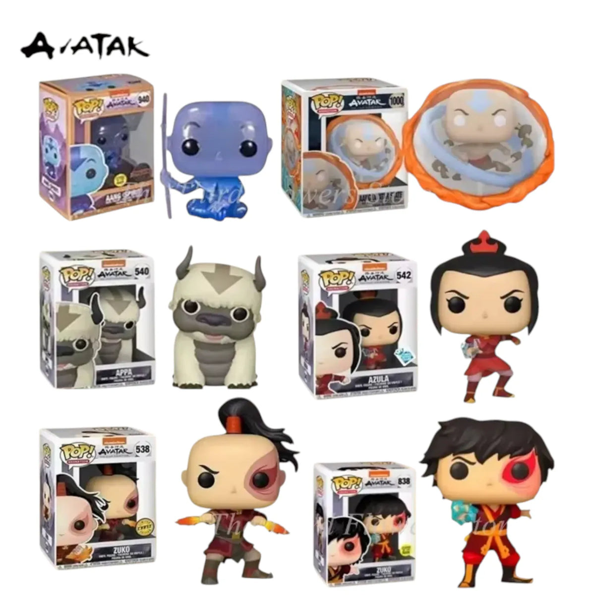 Funko Pop Avatar: The Last Airbender Vinyl Figures