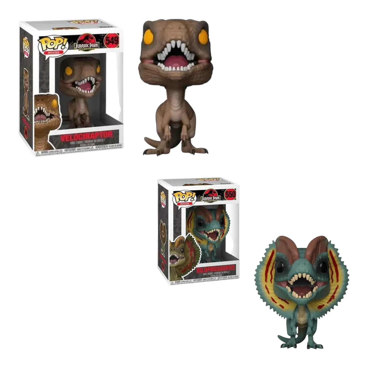 Funko Pop Jurassic Park 25th Anniversary Vinyl Figures