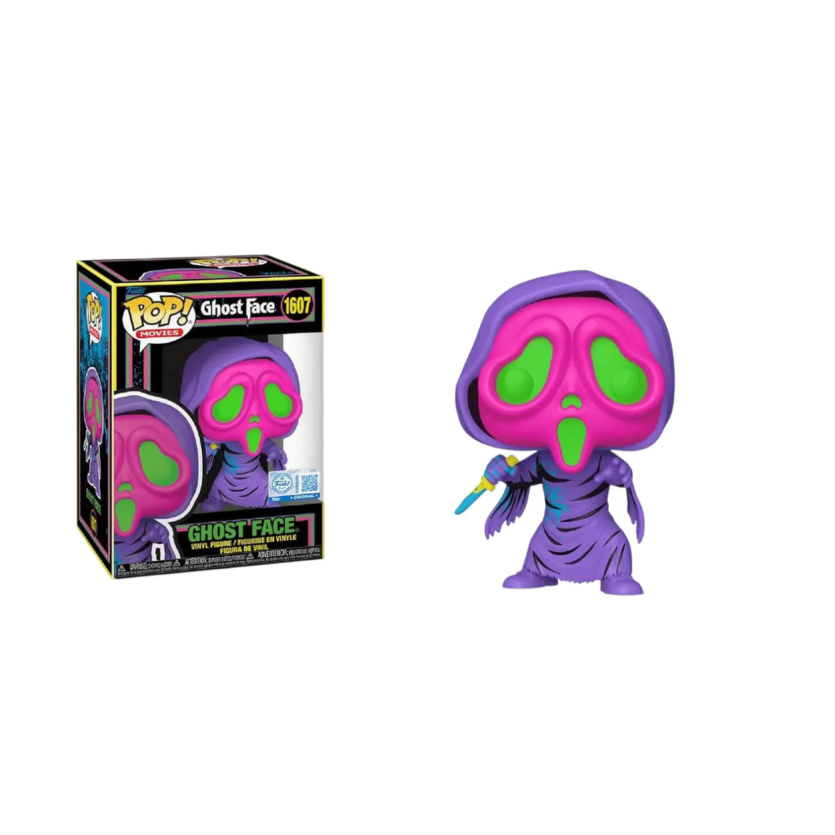 Funko Pop Ghost Face Black Light 1607 Vinyl Figure