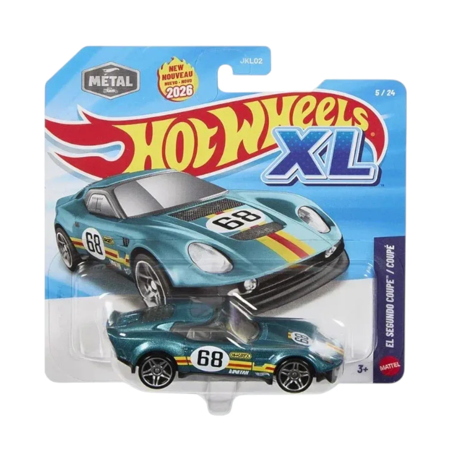 Hot Wheels XL Diecast Metal Vehicle (Set of 6)