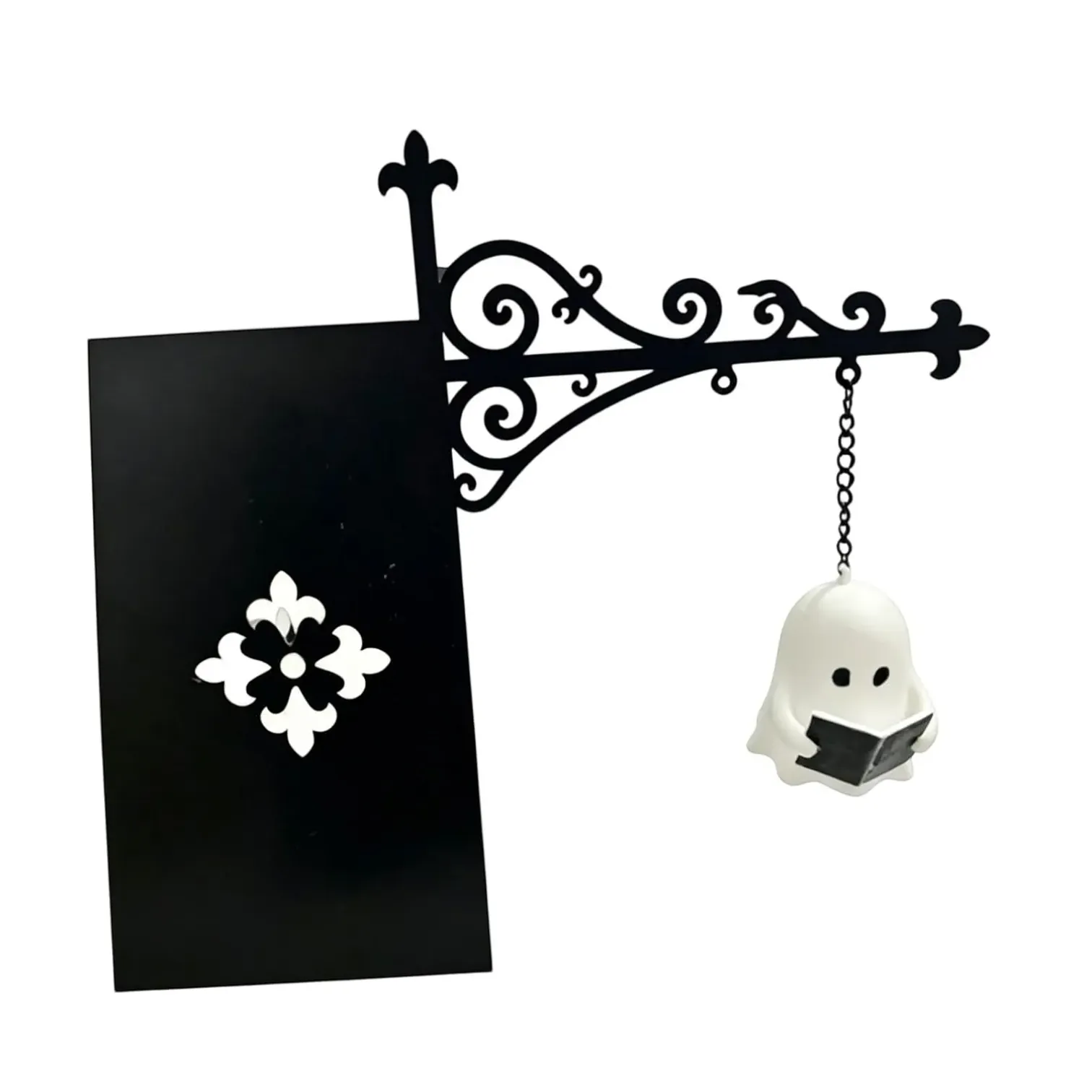 Reader Ghost Bookshelf Lantern