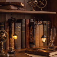 Gothic Bookshelf Lantern Shaped Light