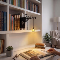 Gothic Bookshelf Lantern Shaped Light