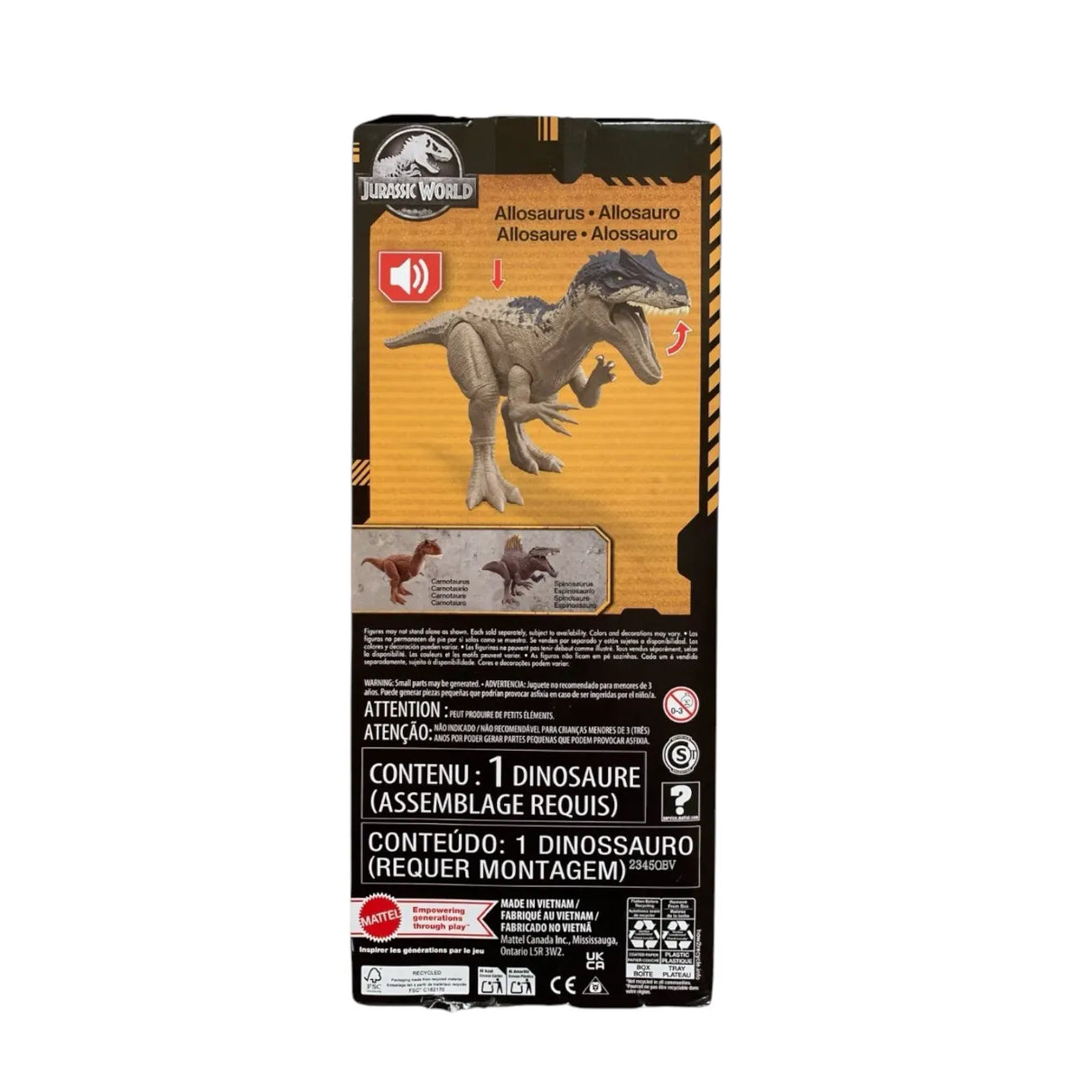 Jurassic World Sound Surge Allosaurus Action Figure (30 cm)