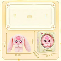 Teenieping Heartsping Pink Bunny Plush (17 cm)