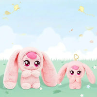 Teenieping Heartsping Pink Bunny Plush (17 cm)