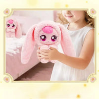 Teenieping Heartsping Pink Bunny Plush (17 cm)