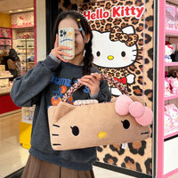 Hello Kitty Leopard Print Retro Plush Pillow