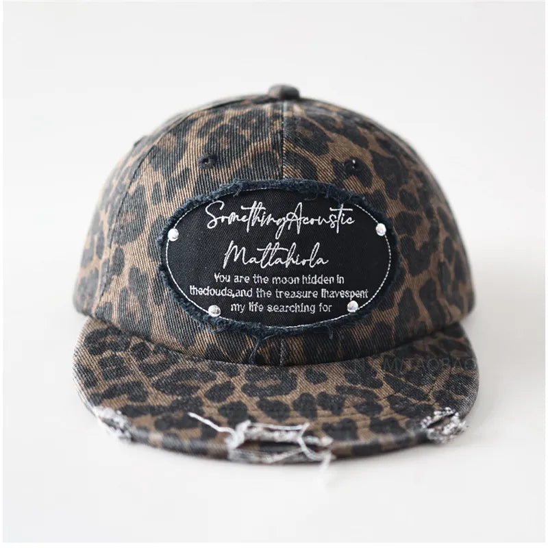 Something Acoustic Mattahila Distressed Snapback Cap