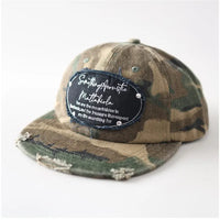 Something Acoustic Mattahila Distressed Snapback Cap