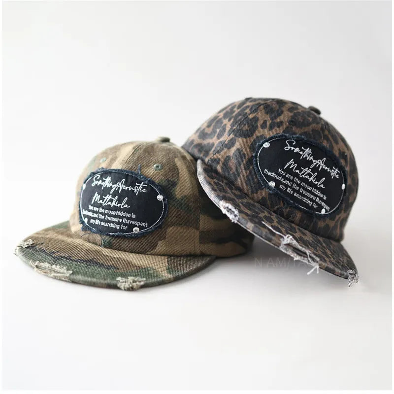 Something Acoustic Mattahila Distressed Snapback Cap