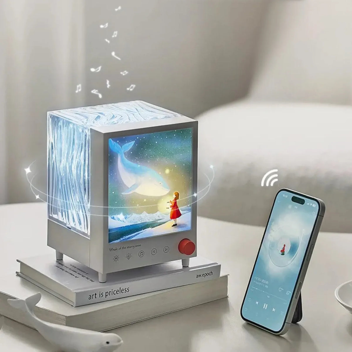 Dynamic Aurora Treasure Box Projector Speaker