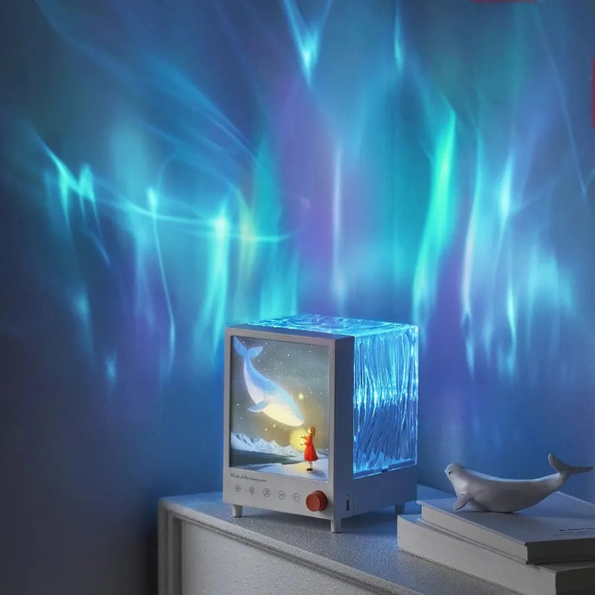 Dynamic Aurora Treasure Box Projector Speaker
