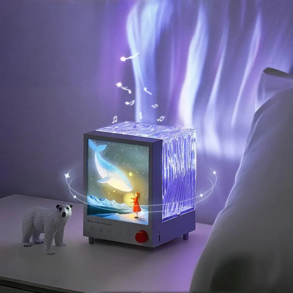 Dynamic Aurora Treasure Box Projector Speaker