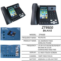 DLNA ZT9500 4G Android Fixed Wireless Phone