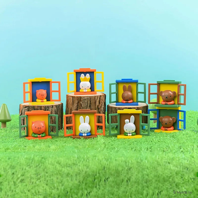 Miffy & Friends Window Series 3D Blind Box Fridge Magnet