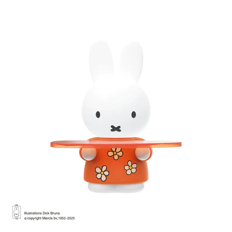 Miffy 70th Anniversary Floral Dress Storage Tray Figurine