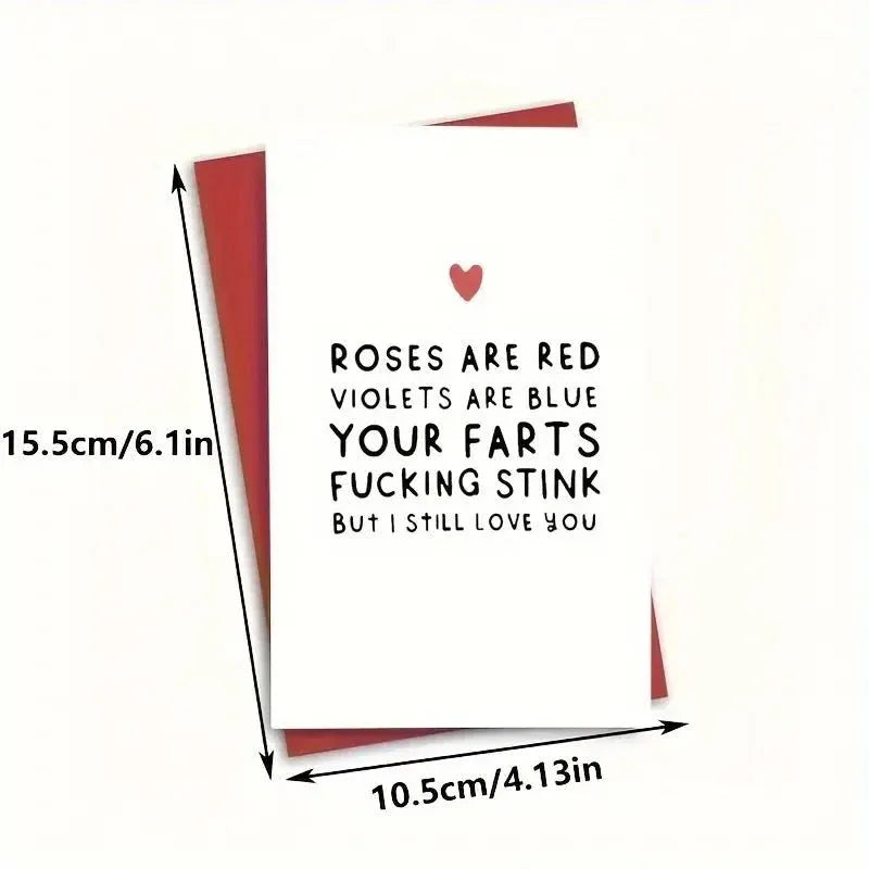 Farts But Love Greeting Card