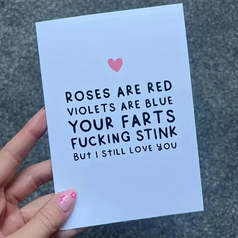 Farts But Love Greeting Card