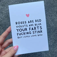 Farts But Love Greeting Card