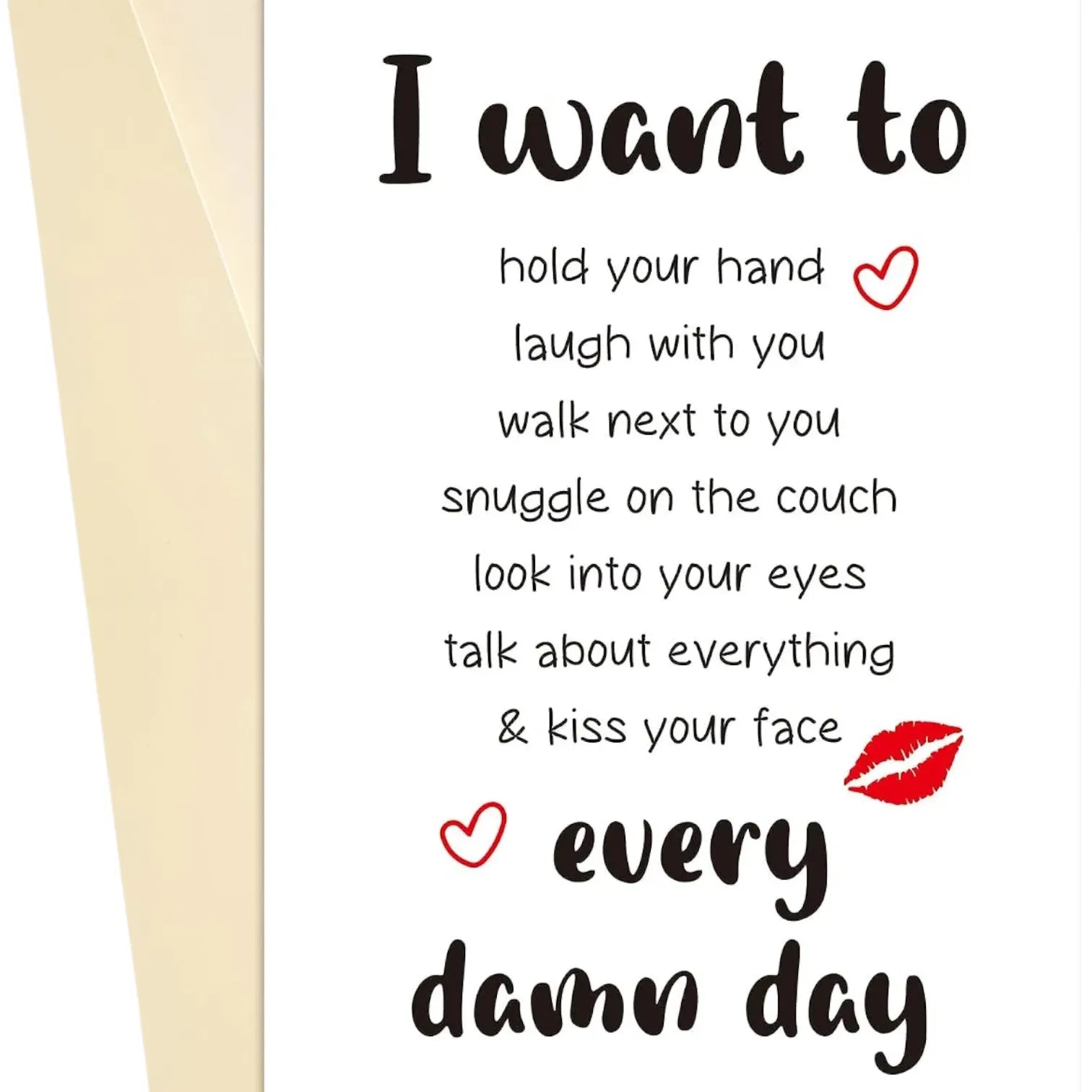 I Want To Long Distance Love Greeting Card
