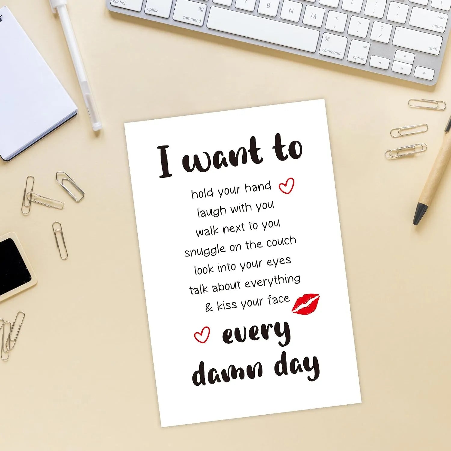 I Want To Long Distance Love Greeting Card