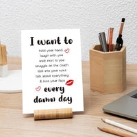 I Want To Long Distance Love Greeting Card