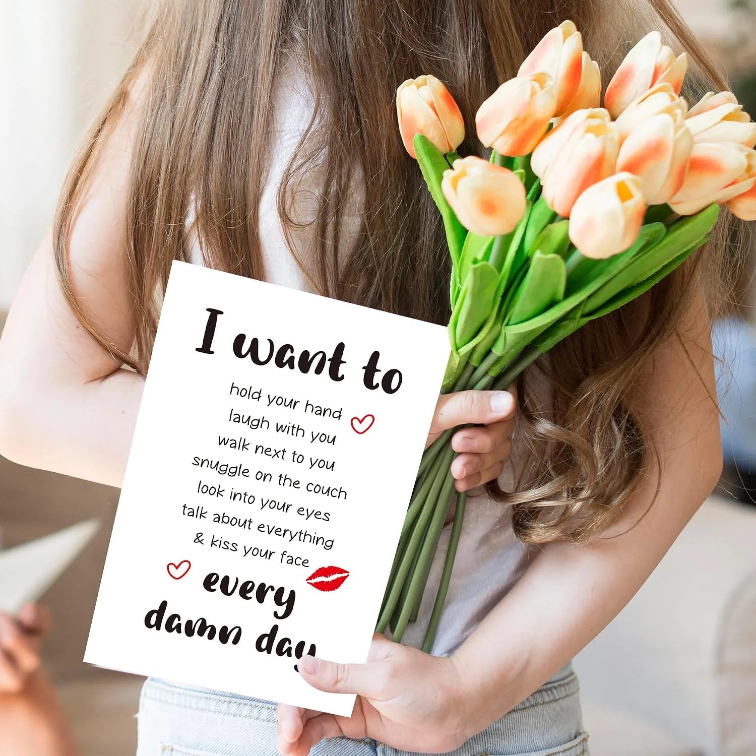 I Want To Long Distance Love Greeting Card