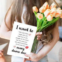 I Want To Long Distance Love Greeting Card