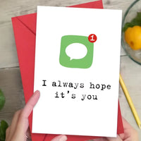 Always Hope Notification Greeting Card