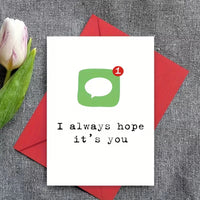 Always Hope Notification Greeting Card