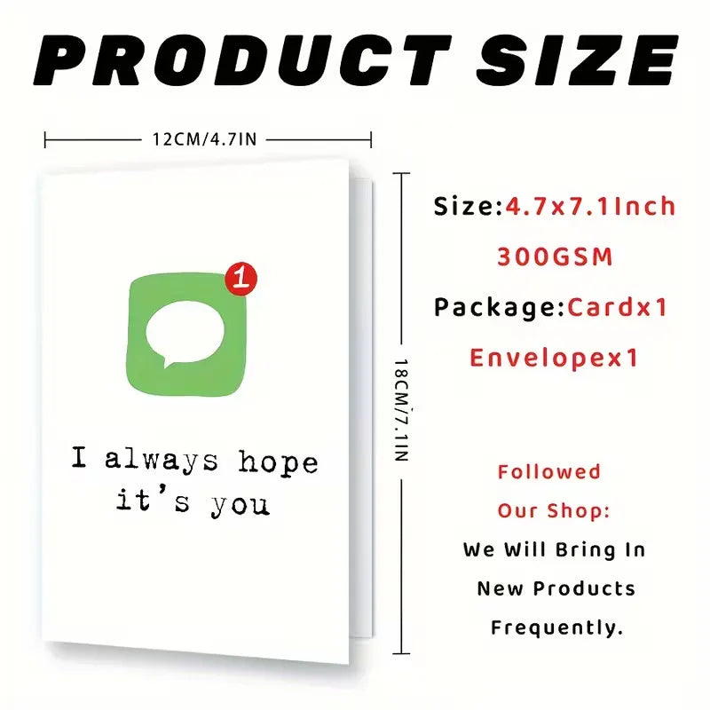 Always Hope Notification Greeting Card