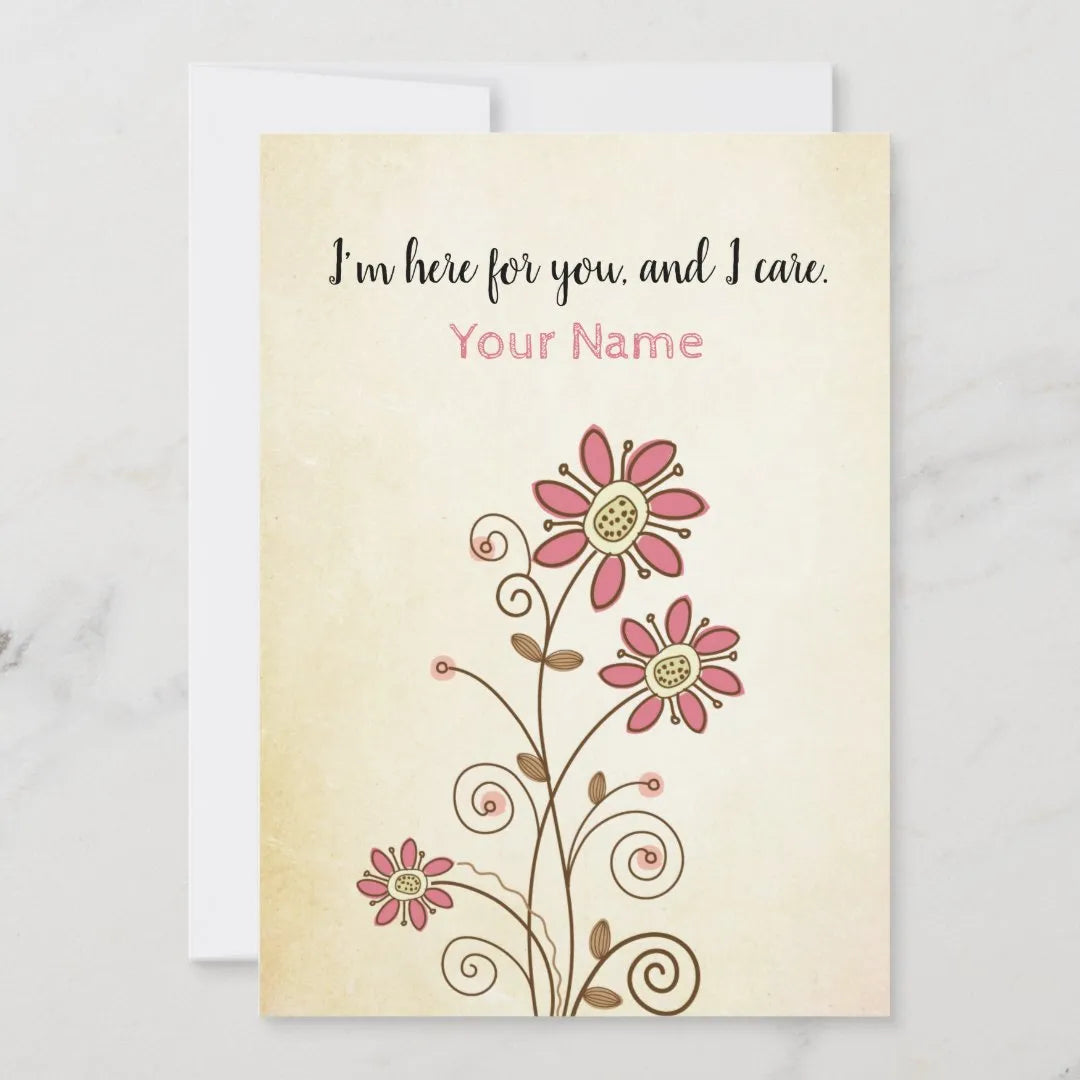 Inspiring Floral Prayer For You Greeting Card