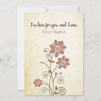 Inspiring Floral Prayer For You Greeting Card