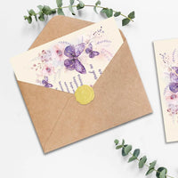 Purple Butterfly Mom Birthday Greeting Card