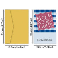 Back & Body Hurts Funny Birthday Greeting Card