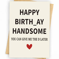 Happy Birth_ay Handsome Quirky Birthday Card