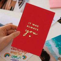 It Was Always You Romantic Greeting Card