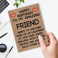 Laughing At Our Own Jokes Birthday Greeting Card