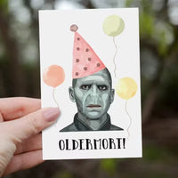 Oldermort Funny Birthday Greeting Card