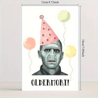 Oldermort Funny Birthday Greeting Card