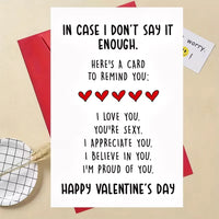 In Case I Don't Say It Enough Greeting Card